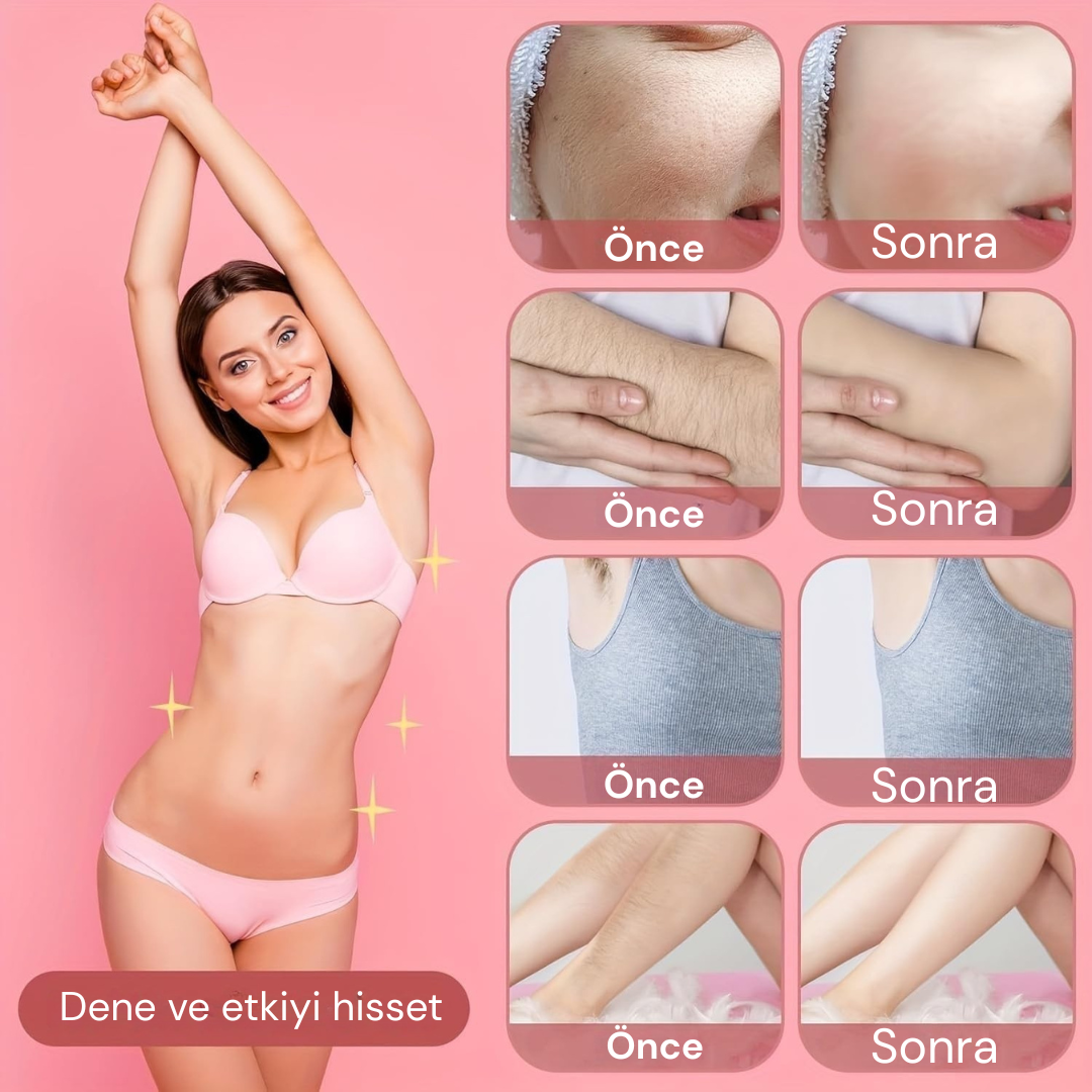 2’si 1 Arada Ağrısız Bikini Bölgesi Tıraş Makinesi – Su Geçirmez & Hassas Ciltler İçin Uygun