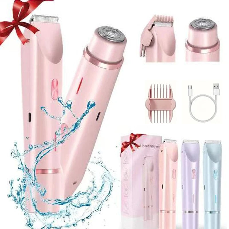 2’si 1 Arada Ağrısız Bikini Bölgesi Tıraş Makinesi – Su Geçirmez & Hassas Ciltler İçin Uygun