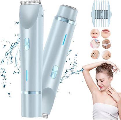 2’si 1 Arada Ağrısız Bikini Bölgesi Tıraş Makinesi – Su Geçirmez & Hassas Ciltler İçin Uygun